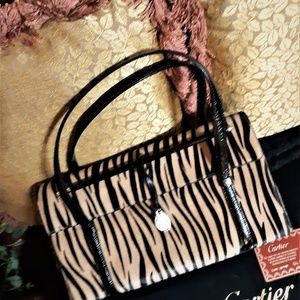 Authenic Cartier Purse Rare Animal print Excellent